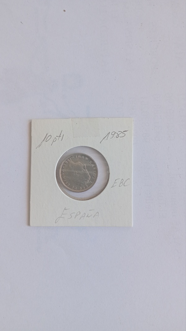10 pesetas 1985