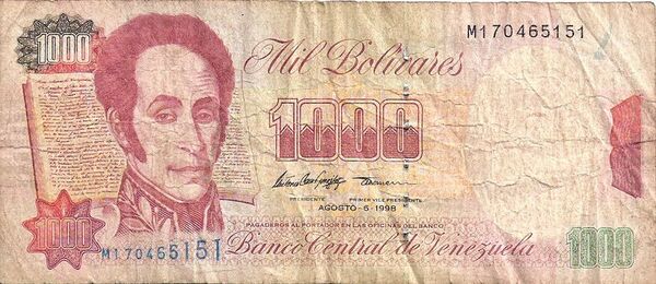 BILLETES DE VENEZUELA
