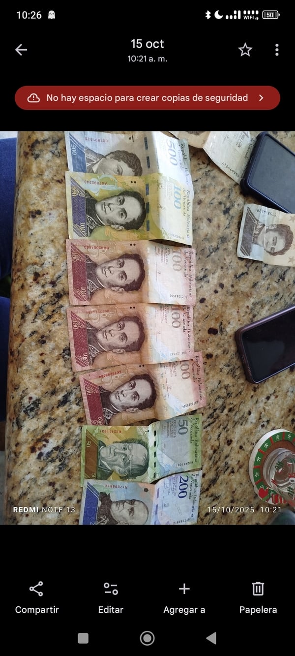 Billetes venezolanos
