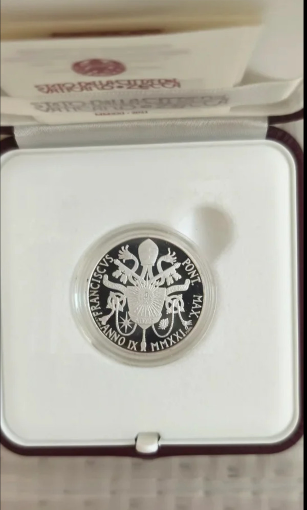 Moneda Plata Vaticano 2021