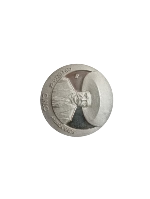 Moneda conmemorativa plata
