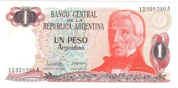 1 peso argentino