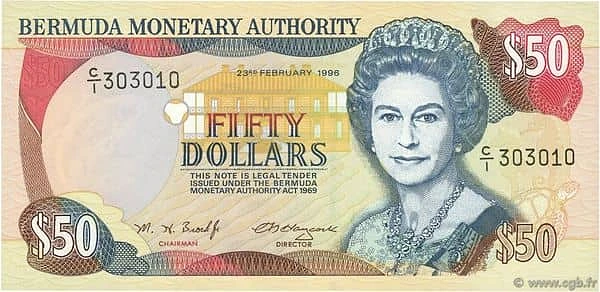 50 Dollars Elizabeth II