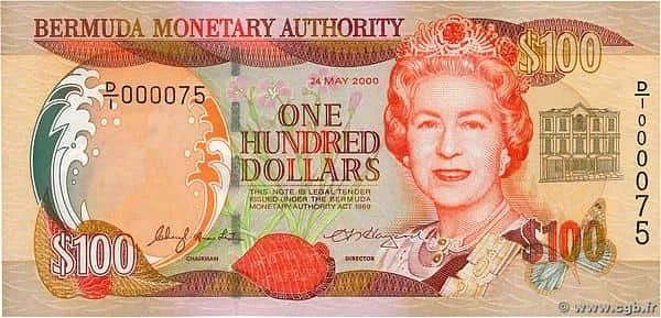 100 Dollars Elizabeth II
