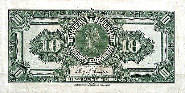 10 Pesos Oro