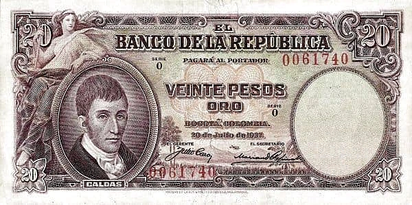 20 Pesos Oro