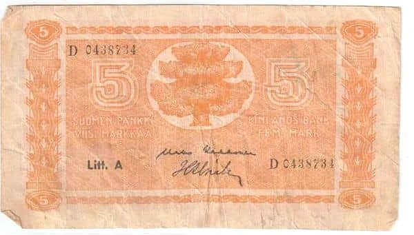 5 Markkaa