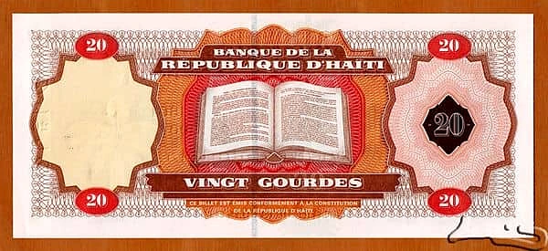 20 Gourdes Bicentennial