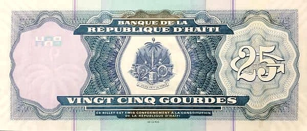 25 Gourdes