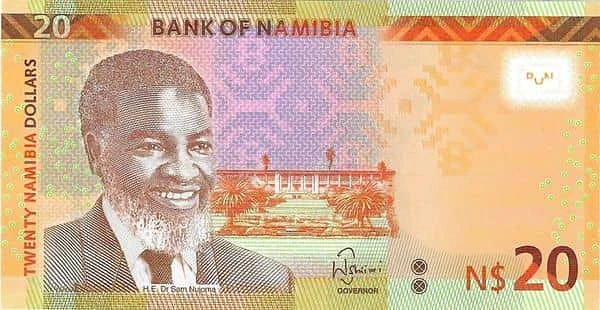 20 Namibian Dollars