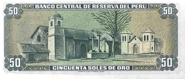 50 soles de oro