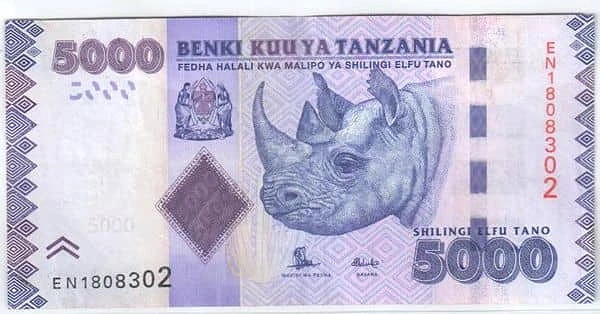 5000 Shillings
