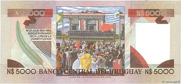 5000 nuevos pesos