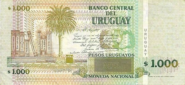 1000 Pesos Uruguayos