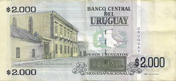 2000 Pesos Uruguayos