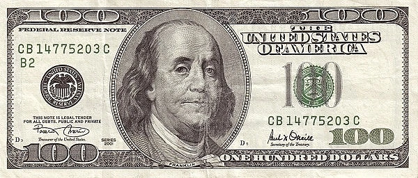 100 dollars
