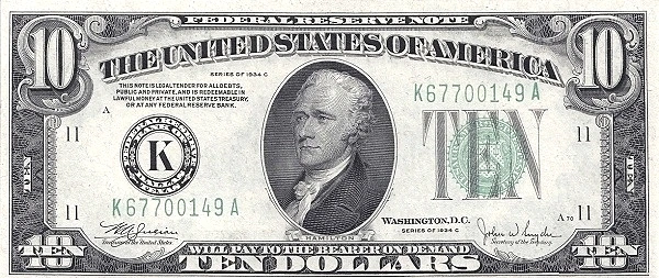 10 dollars