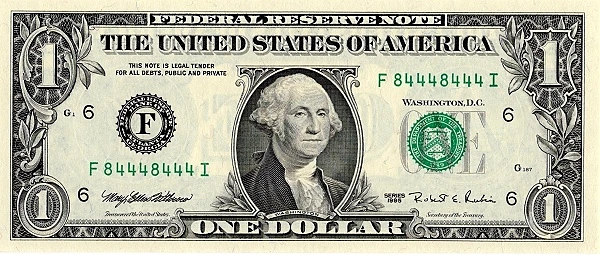 1 dollar