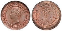 1/4 cent 1870-1901