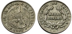 1/2 décimo 1879-1894 - Şili