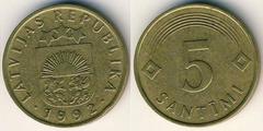 5 santimi 1992-2009