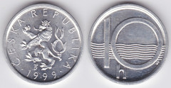 10 haleru 1993-2003